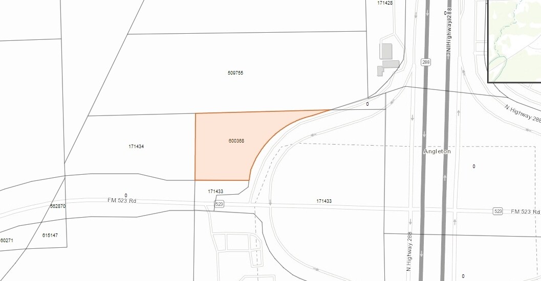 FM 523 & Highway 288, Angleton, TX à vendre Plan cadastral- Image 1 de 11