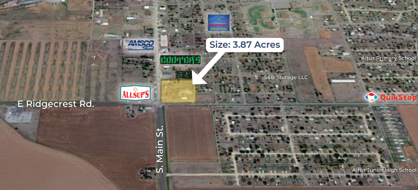 105 E Ridgecrest Rd, Altus, OK for sale - Primary Photo - Image 1 of 4