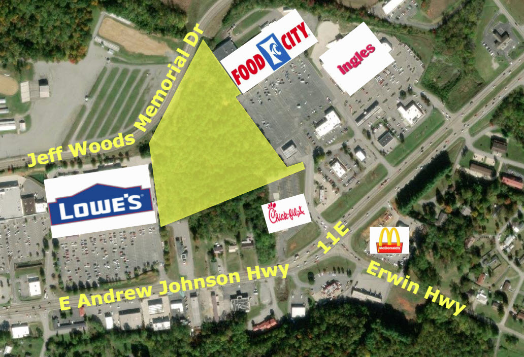 Andrew Johnson Hwy, Greeneville, TN for sale Aerial- Image 1 of 1