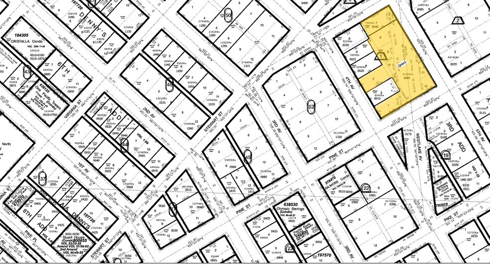1601 5th Ave, Seattle, WA for lease - Plat Map - Image 2 of 10