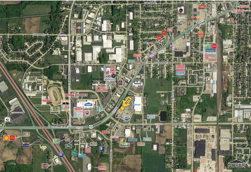 4121 Calumet Ave, Manitowoc, WI à louer - Photo du bâtiment - Image 2 de 5