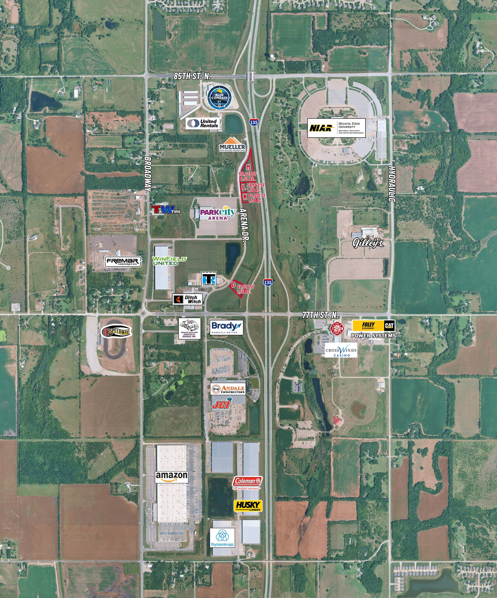 NWC I-135 & N 77th St, Park City, KS for sale Primary Photo- Image 1 of 3