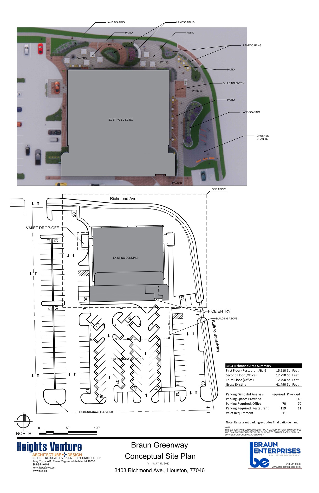 3403 Richmond Ave, Houston, TX à louer Plan de site- Image 1 de 1