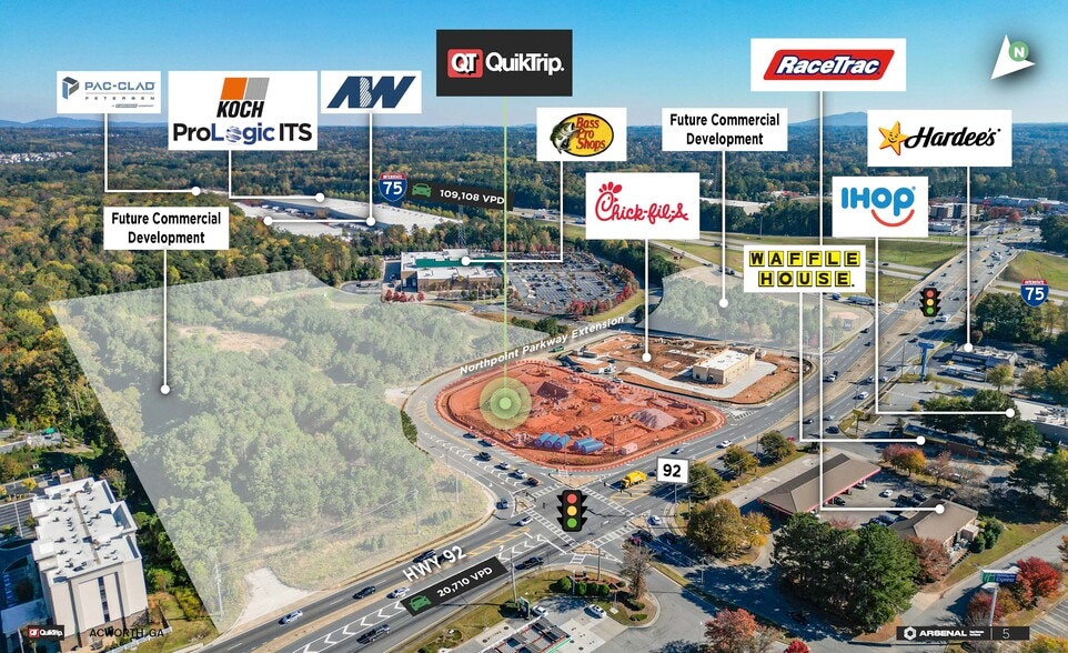 1138 Highway 92, Acworth, GA à vendre - Photo du bâtiment - Image 2 de 7