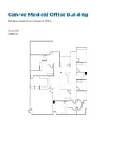 1501 River Pointe Dr, Conroe, TX à louer Plan d’étage- Image 1 de 1