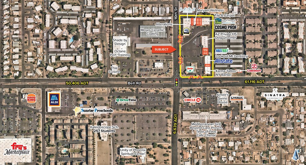 1606-1618 E Bell Rd, Phoenix, AZ à louer - Photo du bâtiment - Image 3 de 8