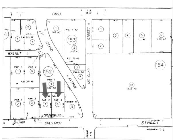 1311 E Chestnut Ave, Santa Ana, CA for lease - Plat Map - Image 3 of 3