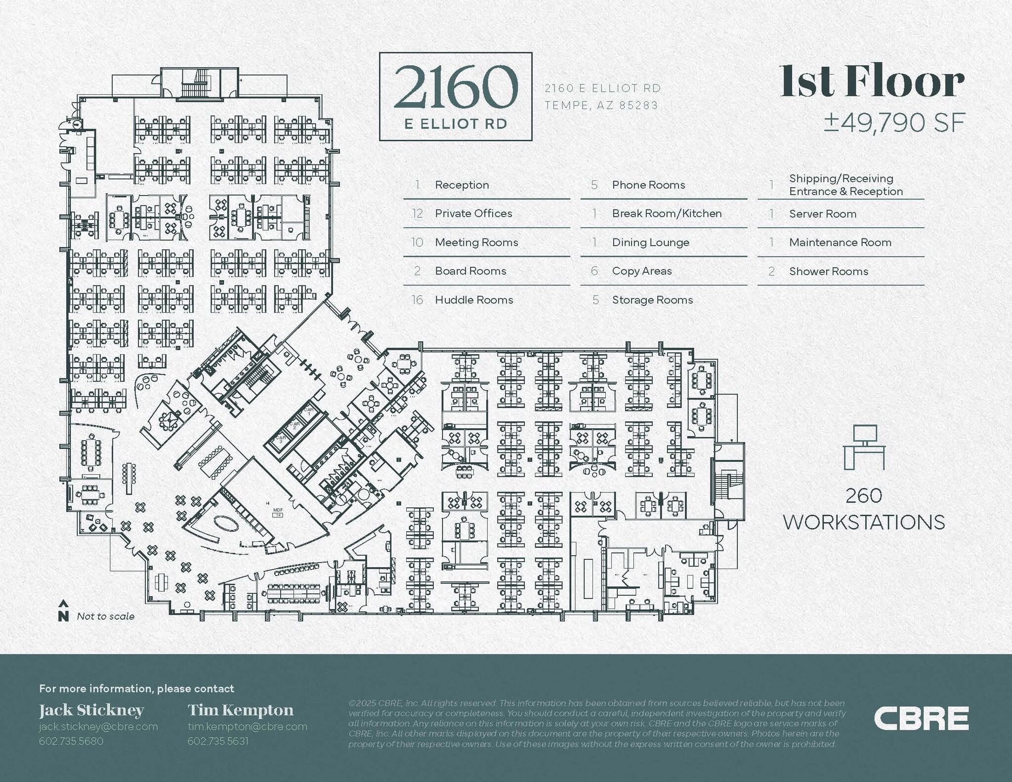 2160 E Elliot Rd, Tempe, AZ for lease Floor Plan- Image 1 of 1