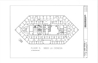 9800 S La Cienega Blvd, Inglewood, CA à louer Plan d’étage- Image 1 de 1