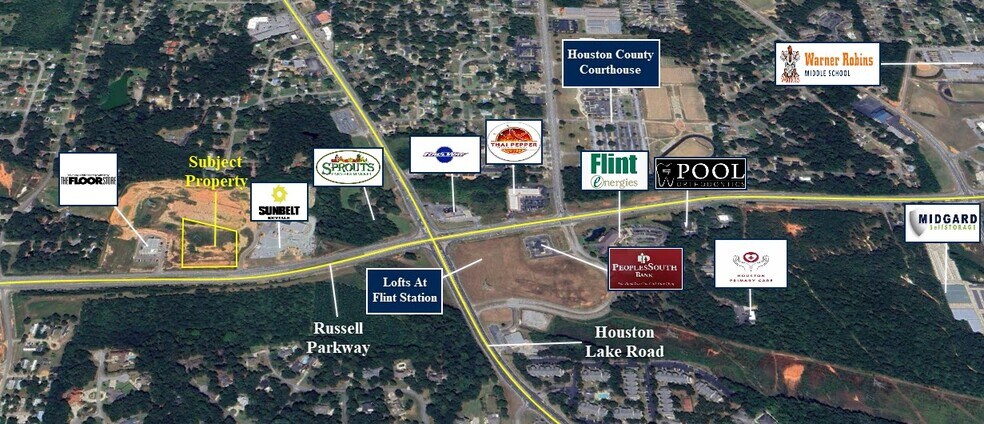 Russell Parkway @ Houston Lake Road, Warner Robins, GA for sale - Building Photo - Image 2 of 2