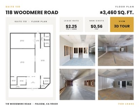 118 Woodmere Rd, Folsom, CA for lease Interior Photo- Image 1 of 2