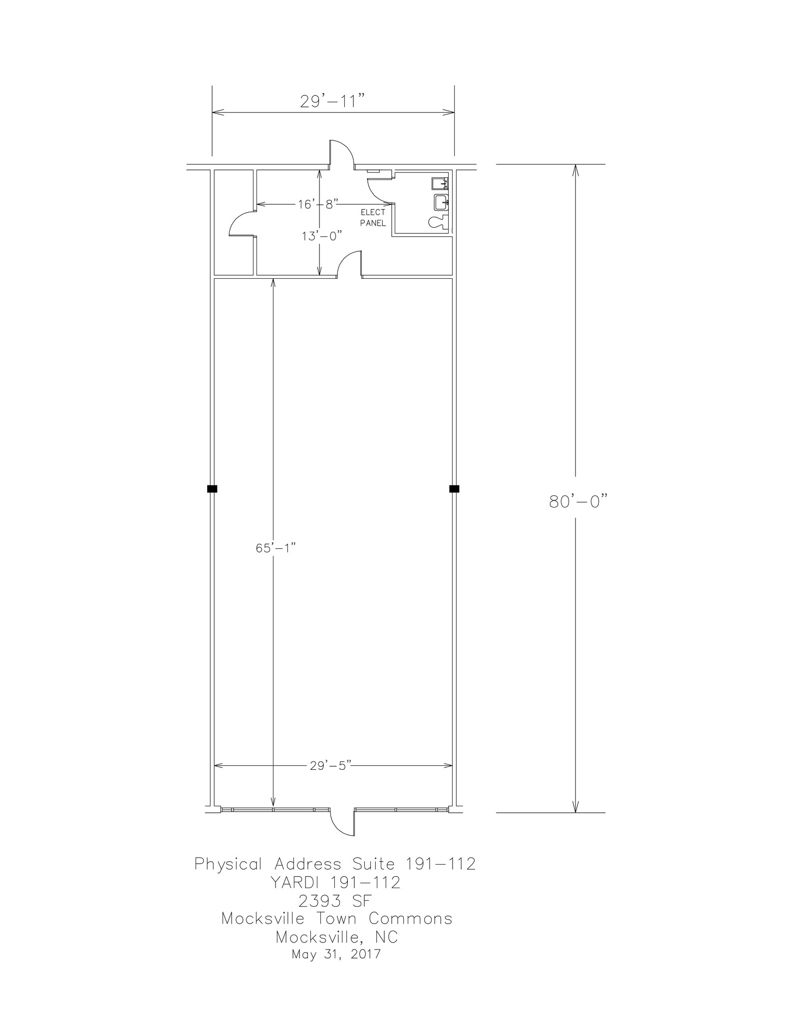 261 Cooper Creek Dr, Mocksville, NC à louer Plan de site- Image 1 de 1