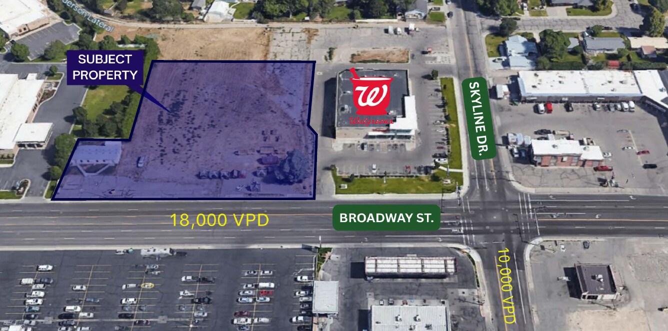 1610 W Broadway Ave, Idaho Falls, ID à vendre Photo du bâtiment- Image 1 de 4