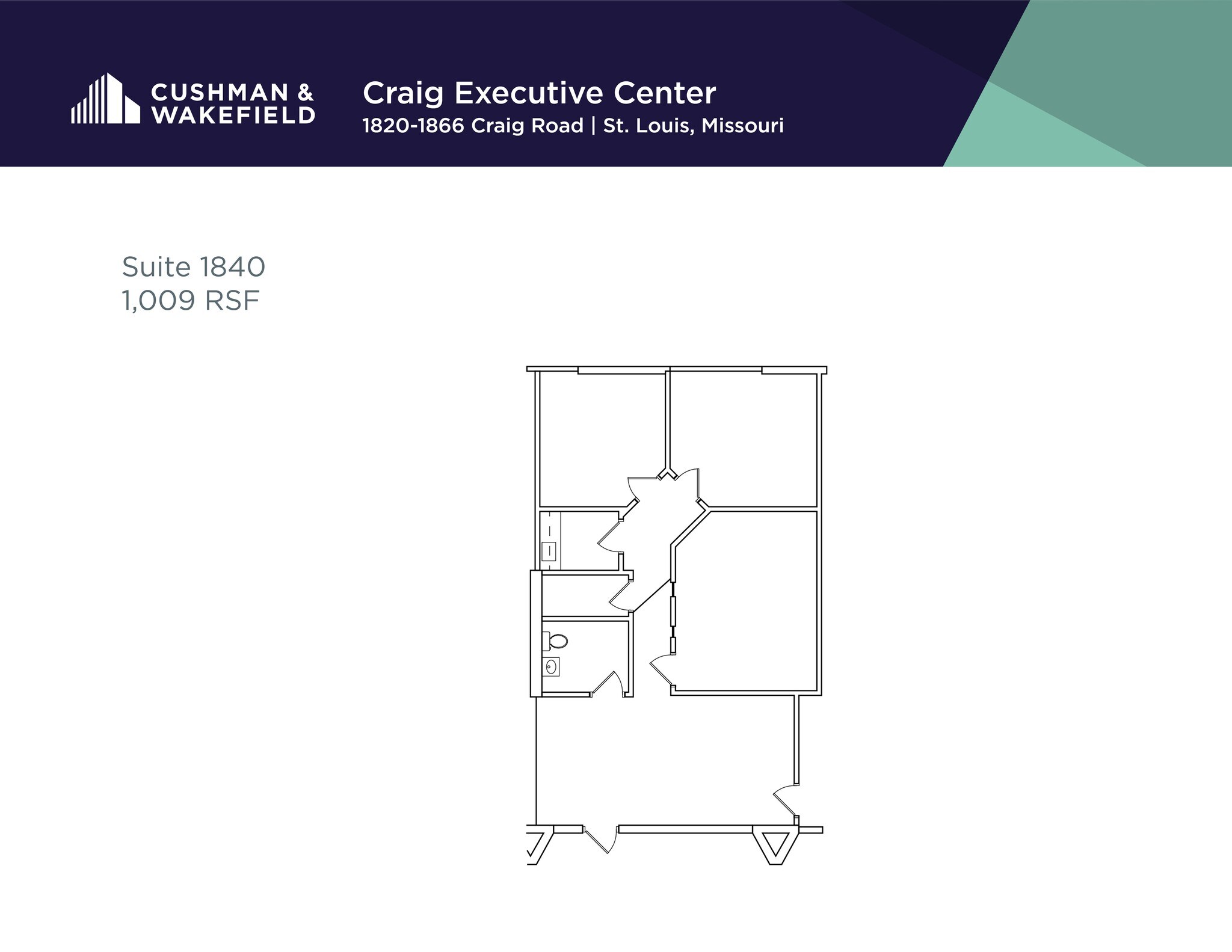 1820-1868 Craig Rd, Saint Louis, MO for lease Site Plan- Image 1 of 1