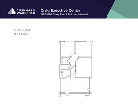 1820-1868 Craig Rd, Saint Louis, MO for lease Site Plan- Image 1 of 1