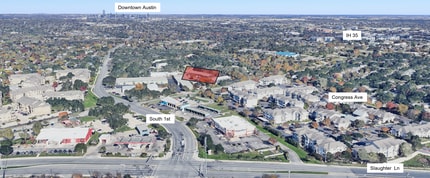 630 Ralph Ablanedo Dr, Austin, TX - AERIAL  map view