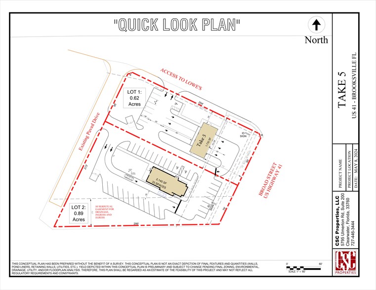 7117 Broad St, Brooksville, FL à vendre - Plan de site - Image 3 de 4