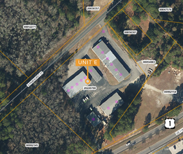 707 S Pinehurst St, Aberdeen, NC - aerial  map view