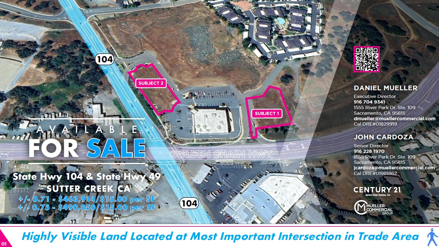 Hwy 104 & State 49 hwy, Sutter Creek, CA for sale Primary Photo- Image 1 of 6