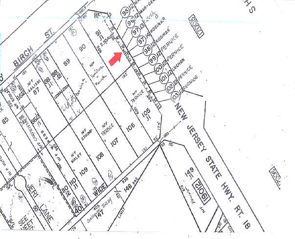 1405 Highway 18 S, Old Bridge, NJ for lease - Plat Map - Image 2 of 2