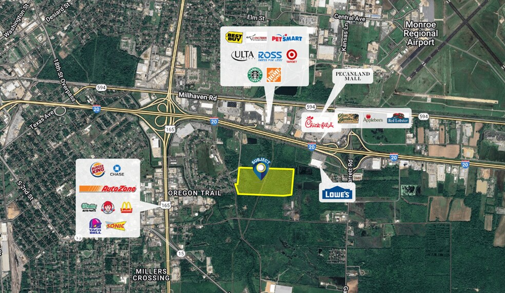 Nutland Rd, Monroe, LA for sale - Building Photo - Image 3 of 3