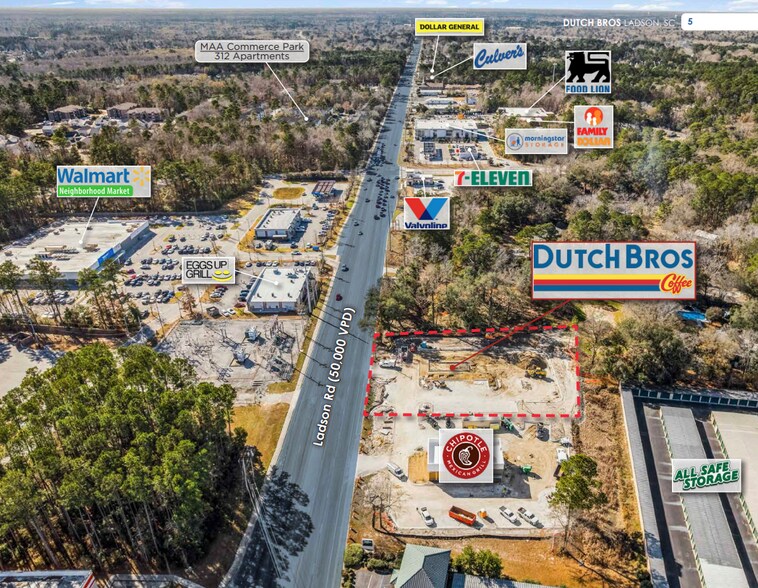 3678 Ladson Rd, Ladson, SC à vendre - Photo du bâtiment - Image 3 de 5