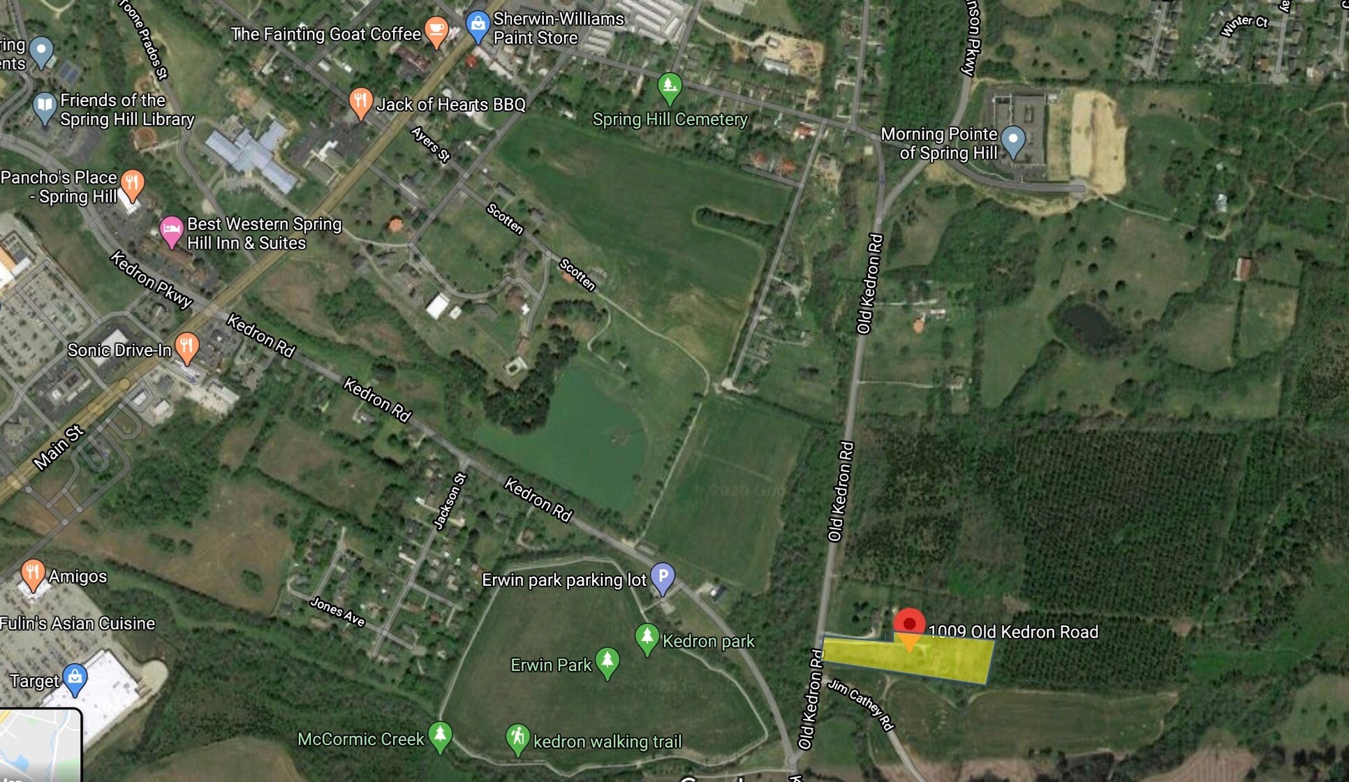 1009 Old Kedron Rd, Spring Hill, TN à vendre Photo du bâtiment- Image 1 de 15