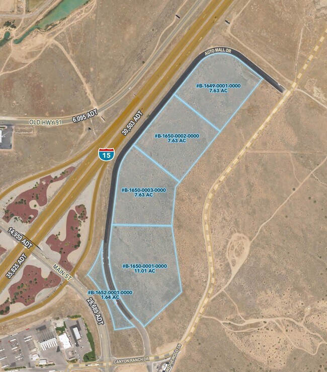 Plus de détails pour Auto Drive Mall, Cedar City, UT - Terrain à vendre