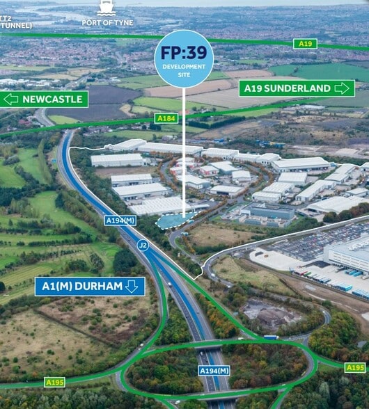 Follingsby Close, Gateshead for lease - Aerial - Image 2 of 2