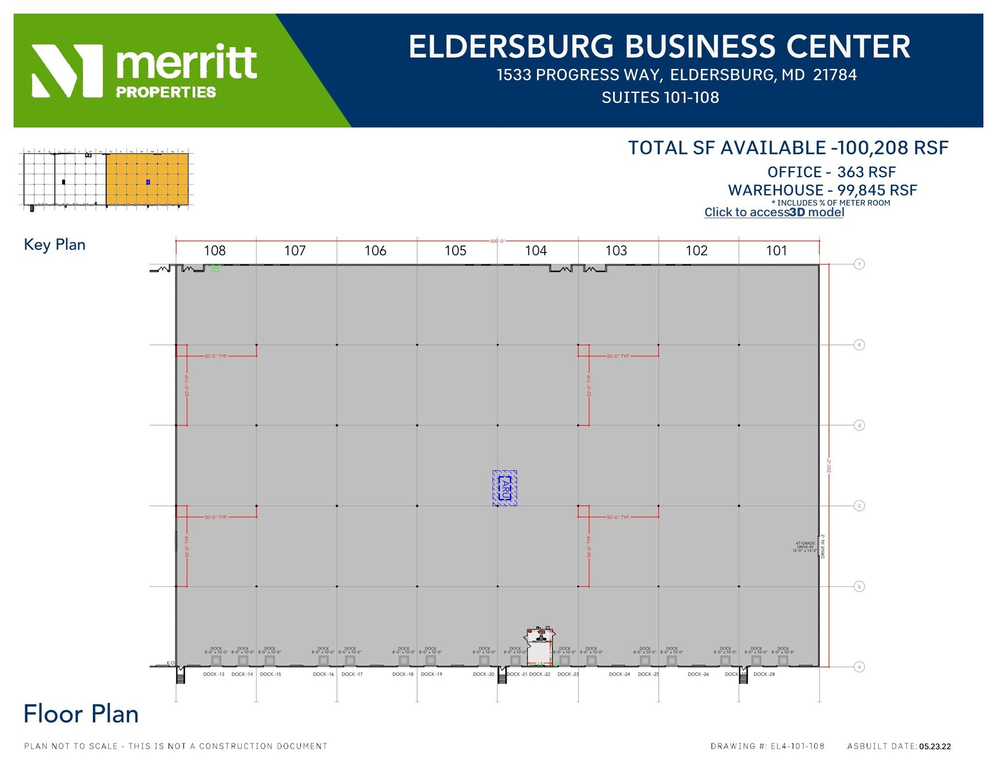 1393 Progress Way, Eldersburg, MD à louer Plan d’étage- Image 1 de 1