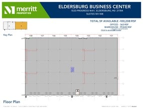1393 Progress Way, Eldersburg, MD à louer Plan d’étage- Image 1 de 1