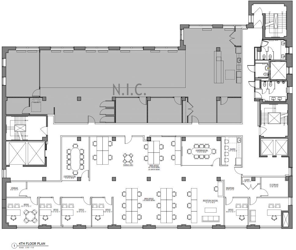 229 W 28th St, New York, NY à louer Plan d  tage- Image 1 de 7