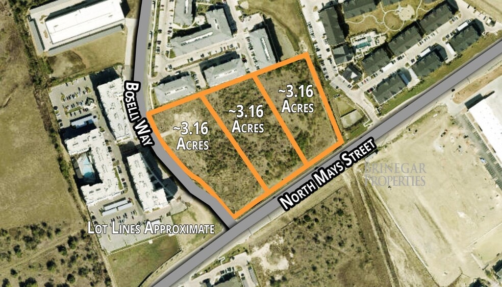 N Mays & Boselli Way, Georgetown, TX for sale - Aerial - Image 2 of 3