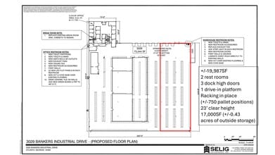 3029 Bankers Industrial Dr, Atlanta, GA à louer Plan de site- Image 1 de 1