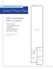 28301 Industrial Blvd, Hayward, CA à louer Plan d’étage- Image 1 de 1