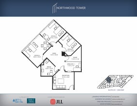5757 Alpha Rd, Dallas, TX à louer Plan d’étage- Image 1 de 1
