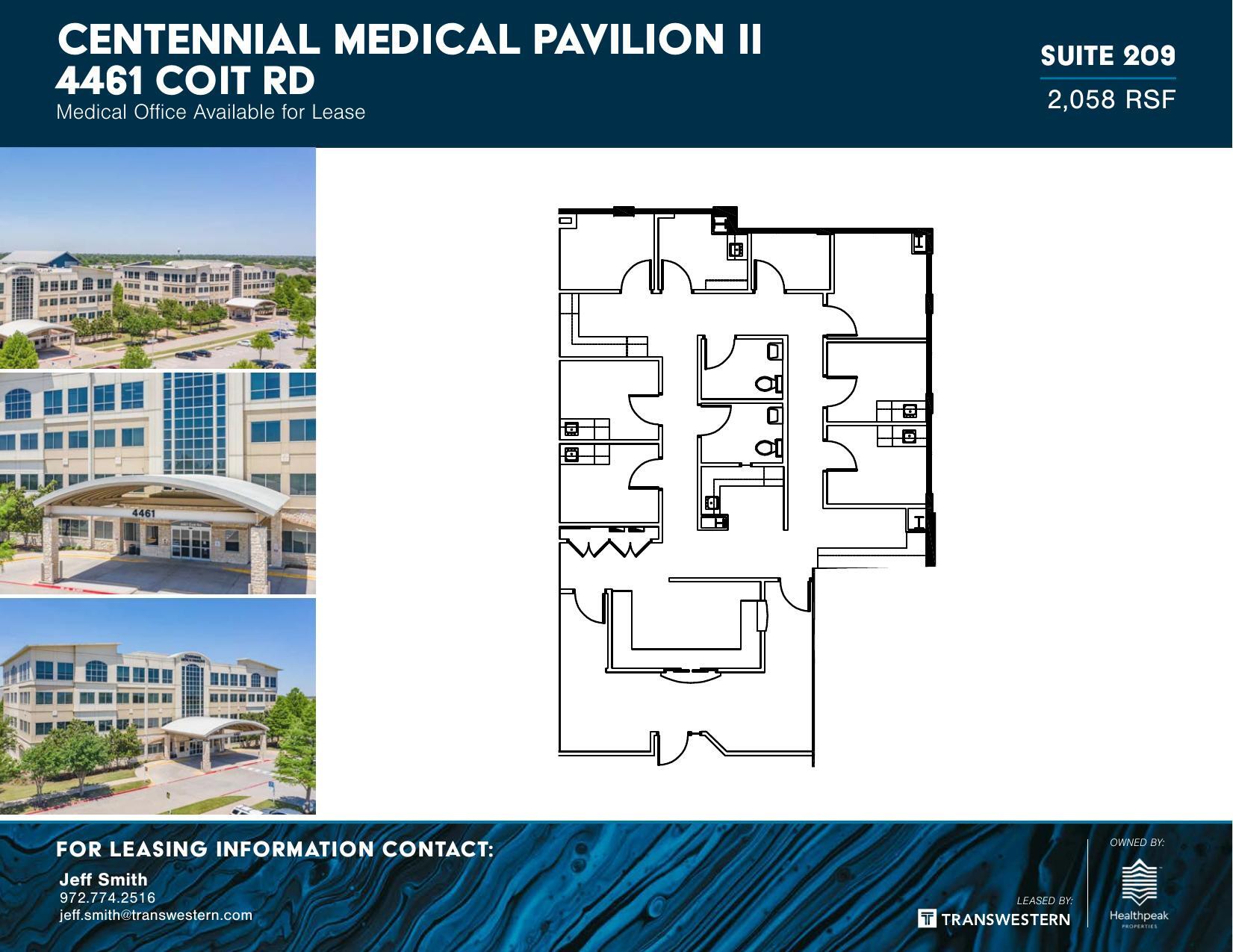 4401 Coit Rd, Frisco, TX à louer Plan d’étage- Image 1 de 1