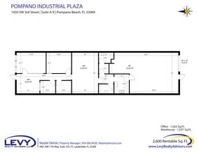1450 SW 3rd St, Pompano Beach, FL for lease Floor Plan- Image 2 of 17