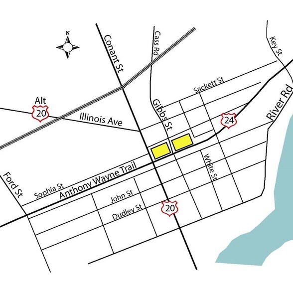 Conant St and Anthony Wayne Trl, Maumee, OH à vendre - Photo du bâtiment - Image 2 de 2