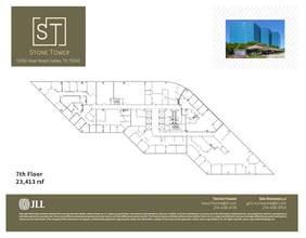 13760 Noel Rd, Dallas, TX à louer Plan d’étage- Image 1 de 1