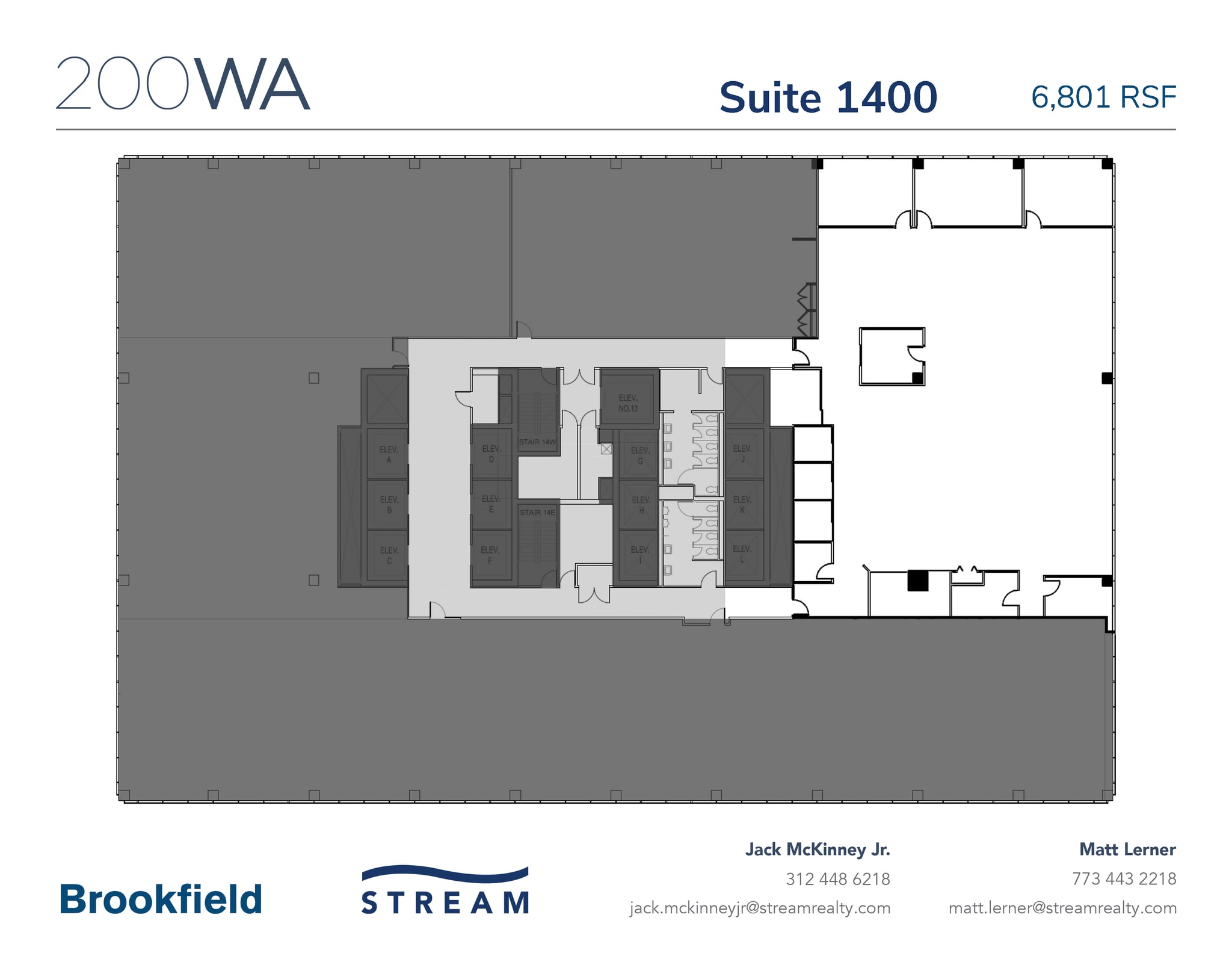 200 W Adams St, Chicago, IL for lease Floor Plan- Image 1 of 1