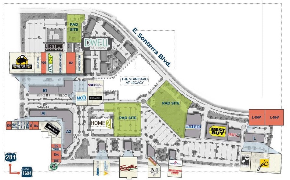 E Sonterra Blvd & Hwy 281, San Antonio, TX for sale - Site Plan - Image 2 of 2