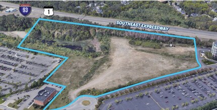 1800 Crown Colony Dr, Quincy, MA - AERIAL map view