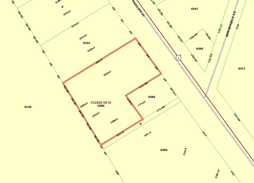 6380 Phillips Hwy, Jacksonville, FL for lease - Plat Map - Image 3 of 3