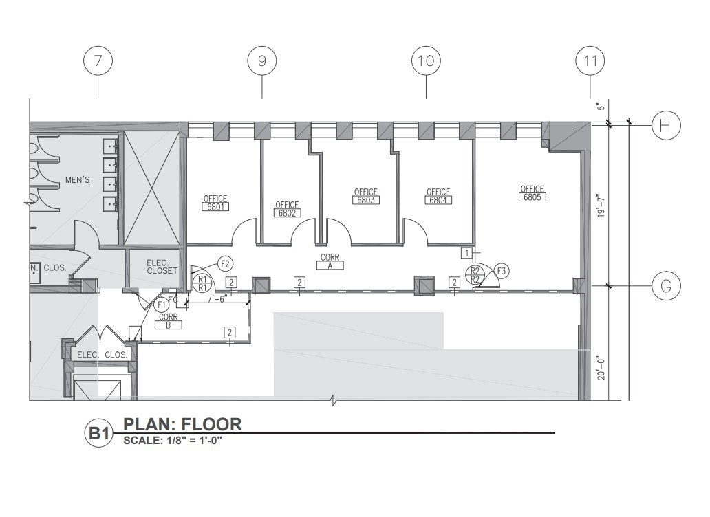 1775 K St NW, Washington, DC for lease Floor Plan- Image 1 of 1