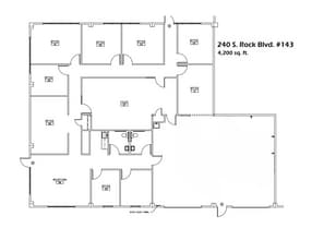 240 S Rock Blvd, Reno, NV for lease Typical Floor Plan- Image 1 of 1
