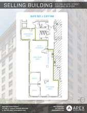 610 SW Alder St, Portland, OR à louer Plan d  tage- Image 1 de 1