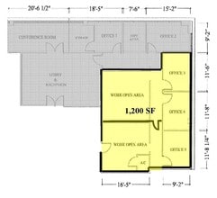 933 Lee Rd, Orlando, FL à louer Plan d’étage- Image 2 de 3