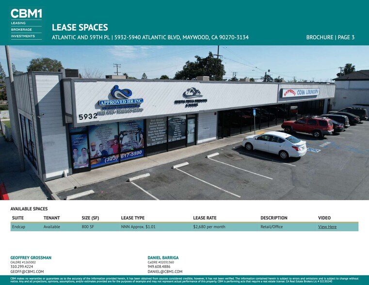5932-5940 Atlantic Blvd, Maywood, CA à louer - Photo du bâtiment - Image 2 de 7