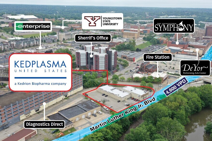 444 W Federal St, Youngstown, OH à vendre - Photo du bâtiment - Image 2 de 3